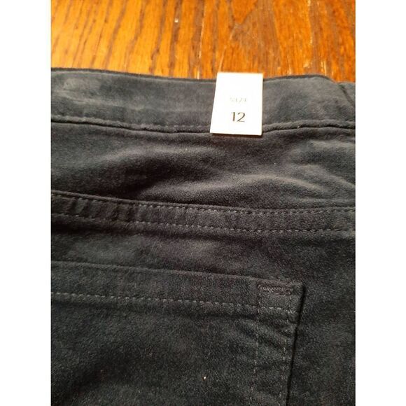 New Girls Size 12 Children's Place Blue Soft Velour Feel Pants Adjustable Waist - Picture 4 of 5